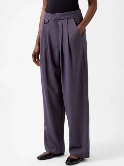 French Connection Trousers-Carmine Flannel Trousers