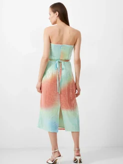 French Connection Sequin Dresses|Sequin Dresses-Carwen Anisha Sequin Strapless Dress