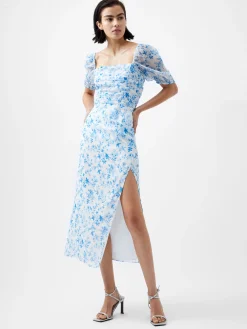 French Connection Party Dresses-Catrina Crinkle Ruched Dress