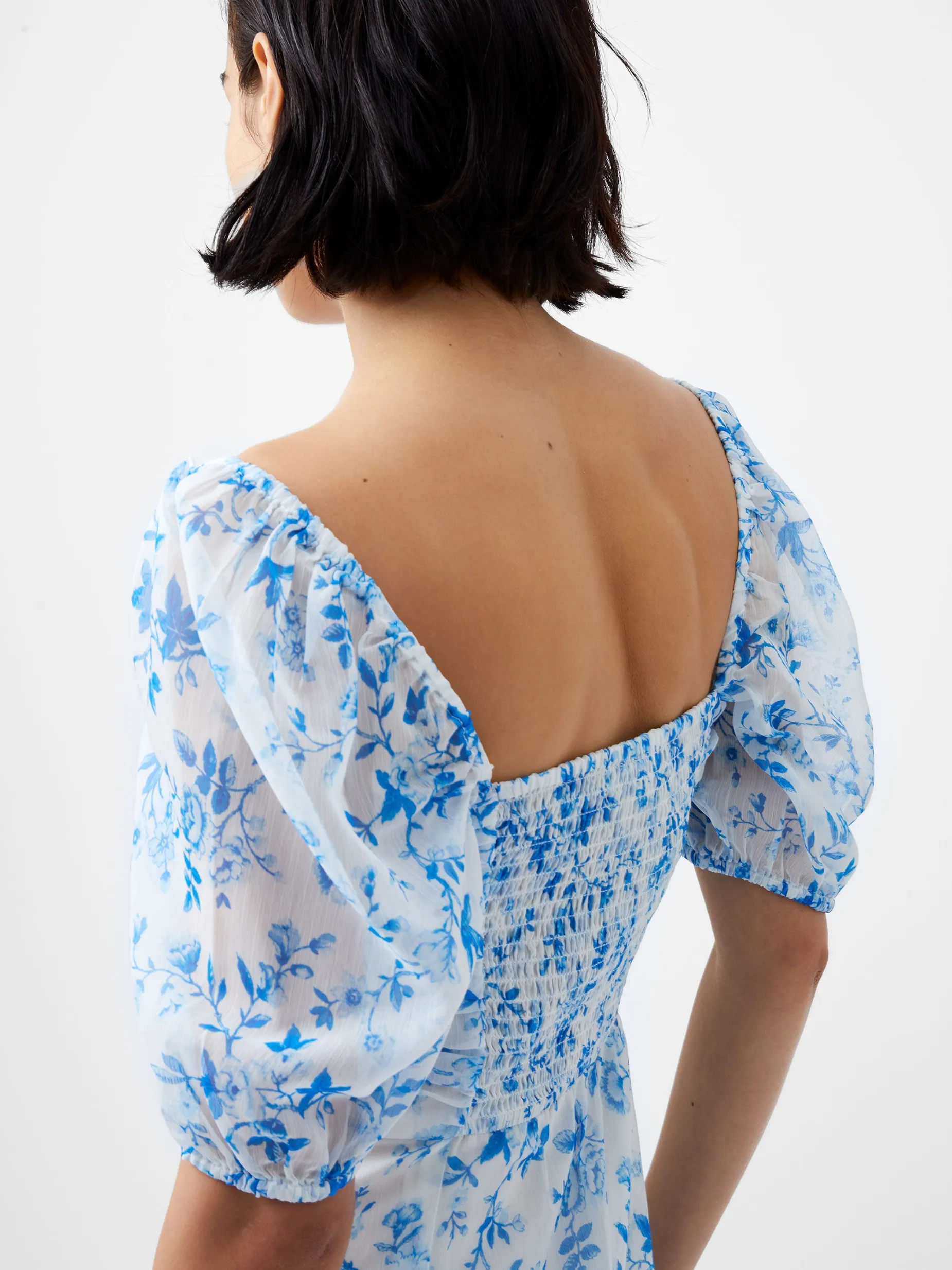 French Connection Party Dresses-Catrina Crinkle Ruched Dress