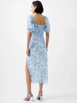 French Connection Party Dresses-Catrina Crinkle Ruched Dress