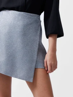 French Connection Skirts & Shorts|Skirts-Cece Lurex Skort