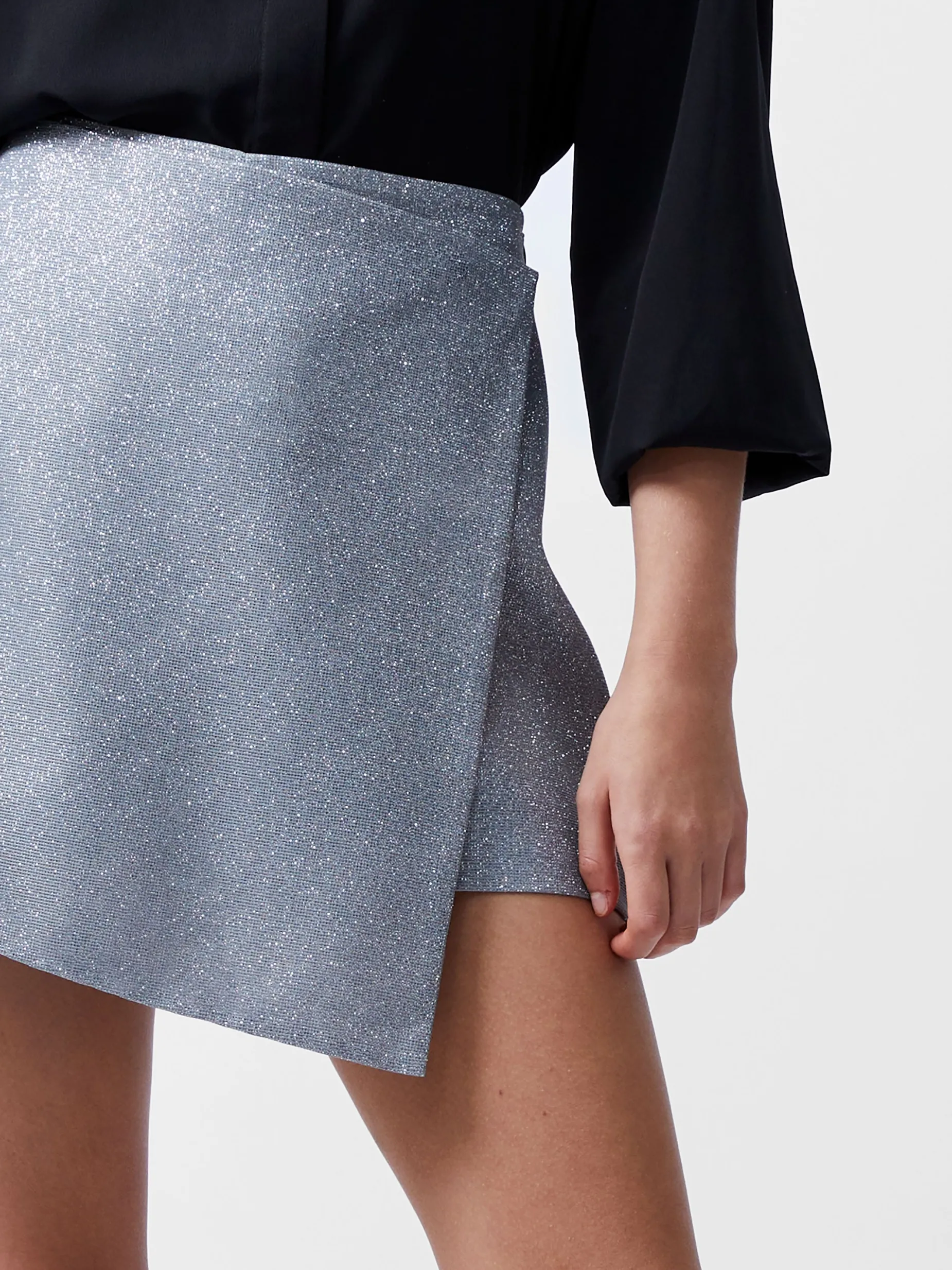 French Connection Skirts & Shorts|Skirts-Cece Lurex Skort