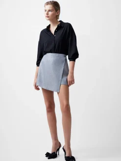 French Connection Skirts & Shorts|Skirts-Cece Lurex Skort