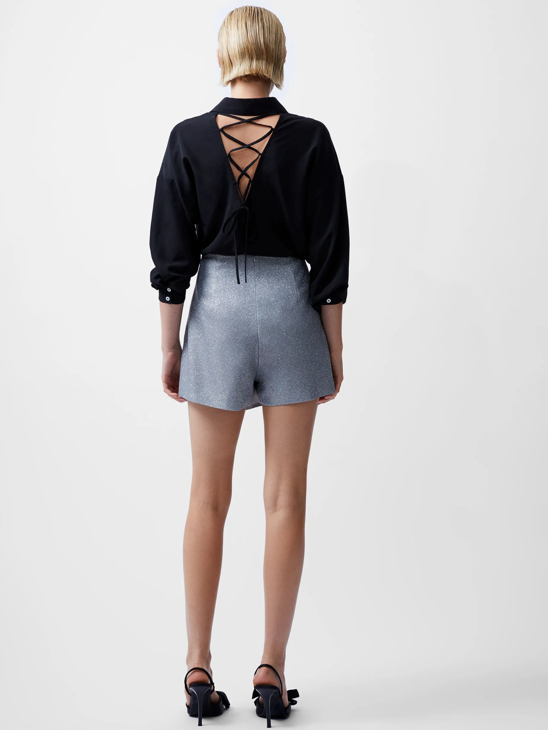 French Connection Skirts & Shorts|Skirts-Cece Lurex Skort