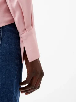 French Connection Tops|Shirts-Cecile Crepe Pin Tucks Shirt