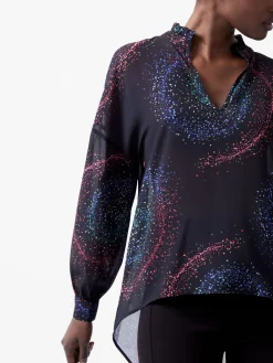 French Connection Tops-Cecily Estella Georgette Poet Blouse