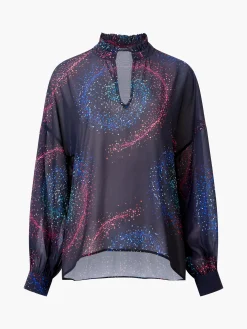 French Connection Tops-Cecily Estella Georgette Poet Blouse