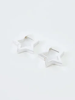 Women French Connection Jewellery|Jewellery-Chunky Star Hoop Earrings