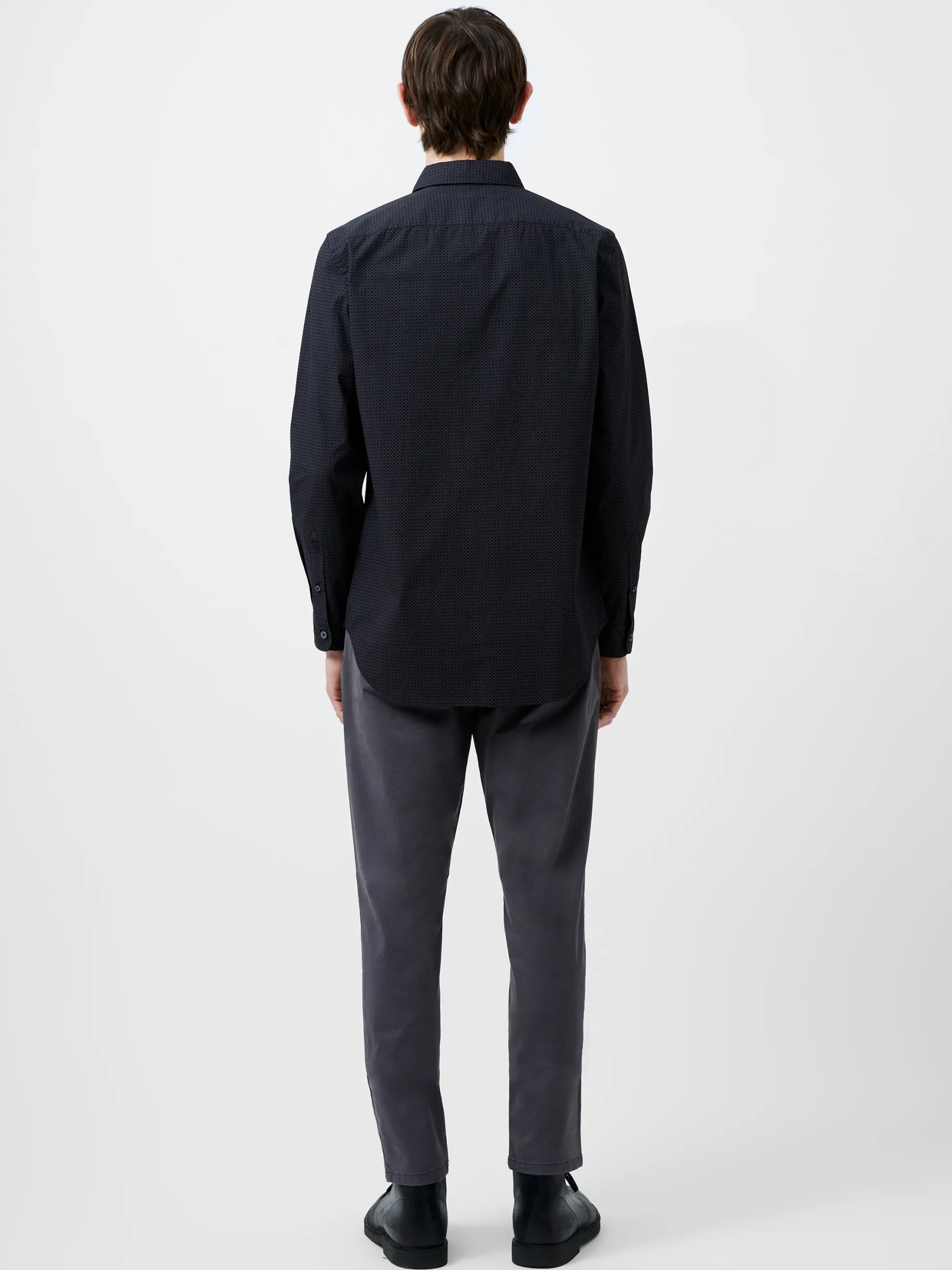 French Connection Shirts-Classic Collar Printed Shirt