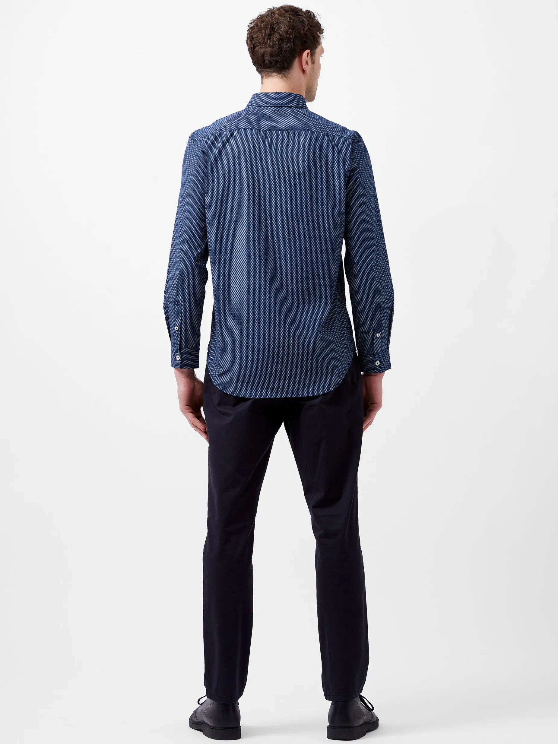 French Connection Shirts-Classic Collar Printed Shirt
