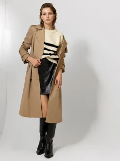 French Connection Coats & Jackets-Coco Twill Trench Coat