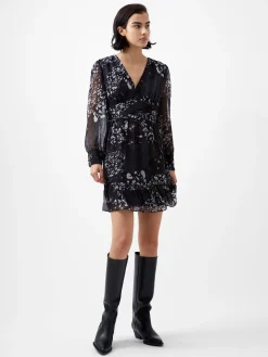 French Connection Dresses|Mini Dresses-Collage Hallie Crinkle Mini Dress