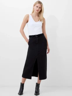 French Connection Tops-Cotton Organic Stretch Tank Top