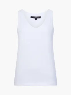French Connection Tops-Cotton Organic Stretch Tank Top