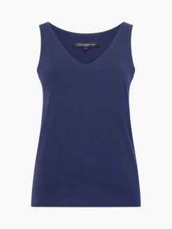 French Connection Tops-Cotton Organic Stretch Tank Top