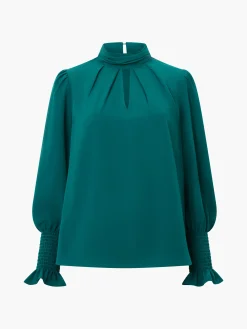 French Connection Tops|Jeans & A Nice Top-Crepe Light High Neck Long Sleeve Top