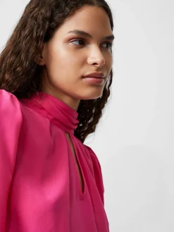 French Connection Tops|Jeans & A Nice Top-Crepe Light High Neck Long Sleeve Top