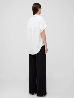 French Connection Tops|Shirts-Crepe Light Recycled Popover Shirt