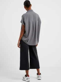 French Connection Tops|Shirts-Crepe Light Recycled Popover Shirt