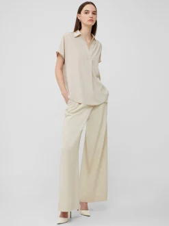 French Connection Tops|Shirts-Crepe Light Recycled Popover Shirt