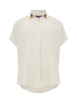 French Connection Tops|Shirts-Crepe Light Recycled Popover Shirt