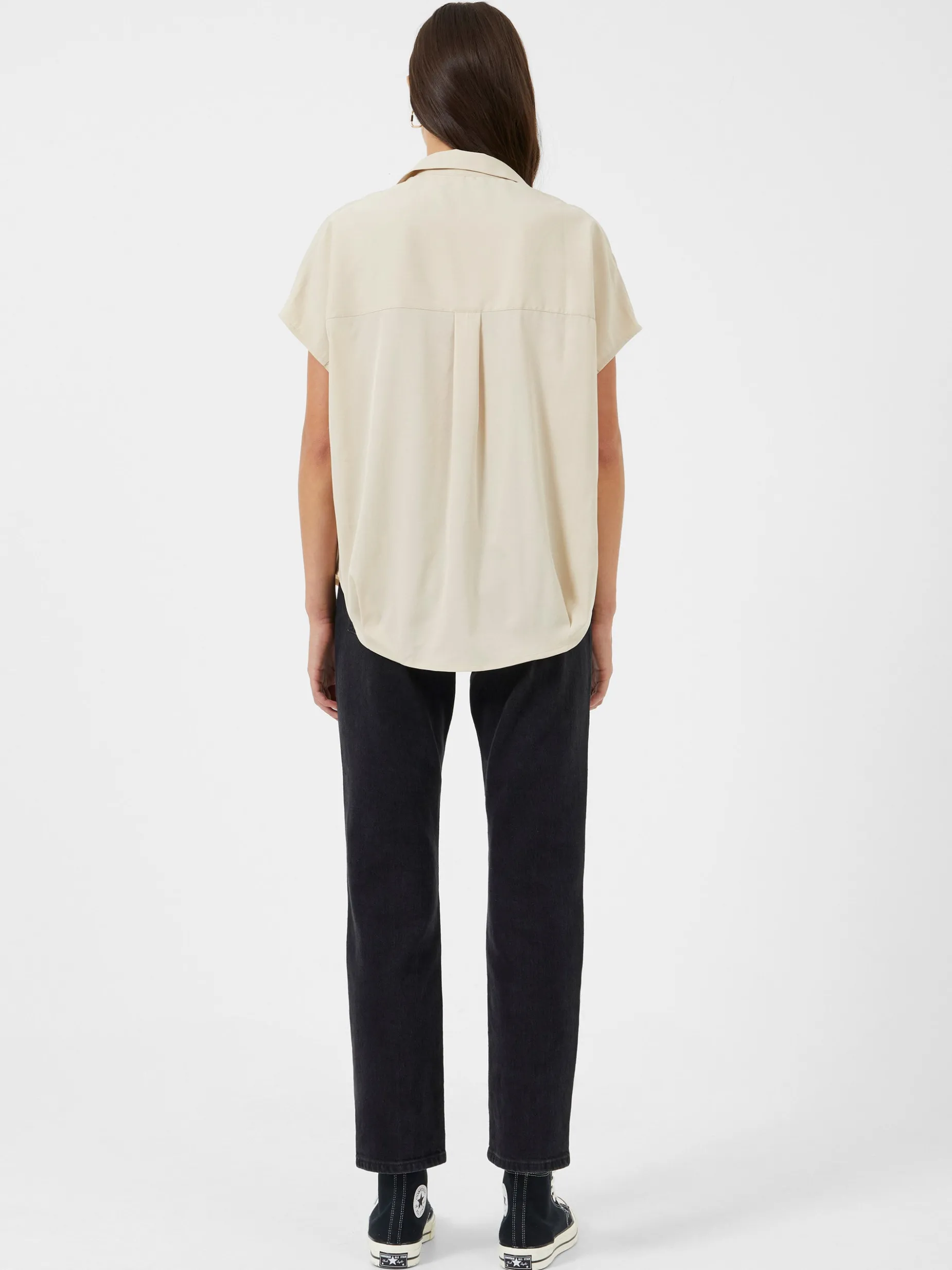 French Connection Tops|Shirts-Crepe Light Recycled Popover Shirt
