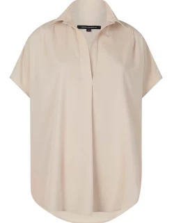 French Connection Tops|Shirts-Crepe Light Recycled Popover Shirt