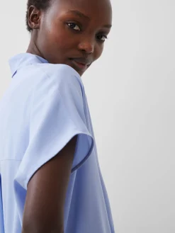 French Connection Tops|Shirts-Crepe Light Recycled Popover Shirt