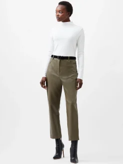 French Connection Trousers-Crolenda PU Tapered Trousers