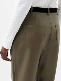 French Connection Trousers-Crolenda PU Tapered Trousers