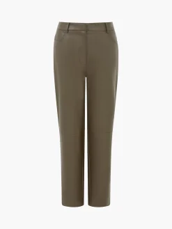 French Connection Trousers-Crolenda PU Tapered Trousers