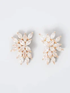 Women French Connection Jewellery|Jewellery-Crystal Cluster Stud Earrings