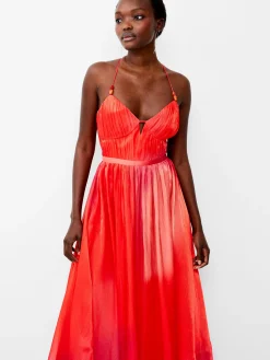 French Connection Maxi Dresses|Party Dresses-Darryl Hallie Crinkle Maxi Dress