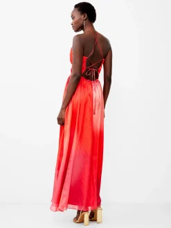 French Connection Maxi Dresses|Party Dresses-Darryl Hallie Crinkle Maxi Dress