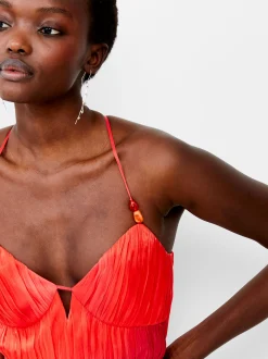 French Connection Maxi Dresses|Party Dresses-Darryl Hallie Crinkle Maxi Dress