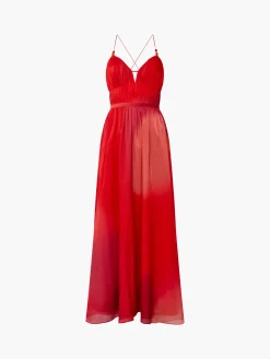 French Connection Maxi Dresses|Party Dresses-Darryl Hallie Crinkle Maxi Dress