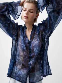 French Connection Jeans & A Nice Top-Dawn Recycled Hallie Crinkle Blouse