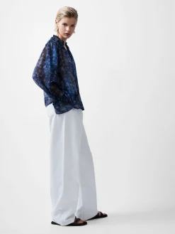 French Connection Jeans & A Nice Top-Dawn Recycled Hallie Crinkle Blouse