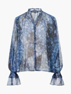 French Connection Jeans & A Nice Top-Dawn Recycled Hallie Crinkle Blouse