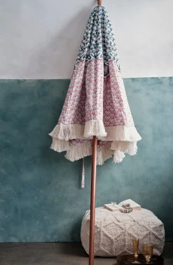 French Connection Cushions|Pouffes & Floor Cushions-Dawn Tufted Pouffe