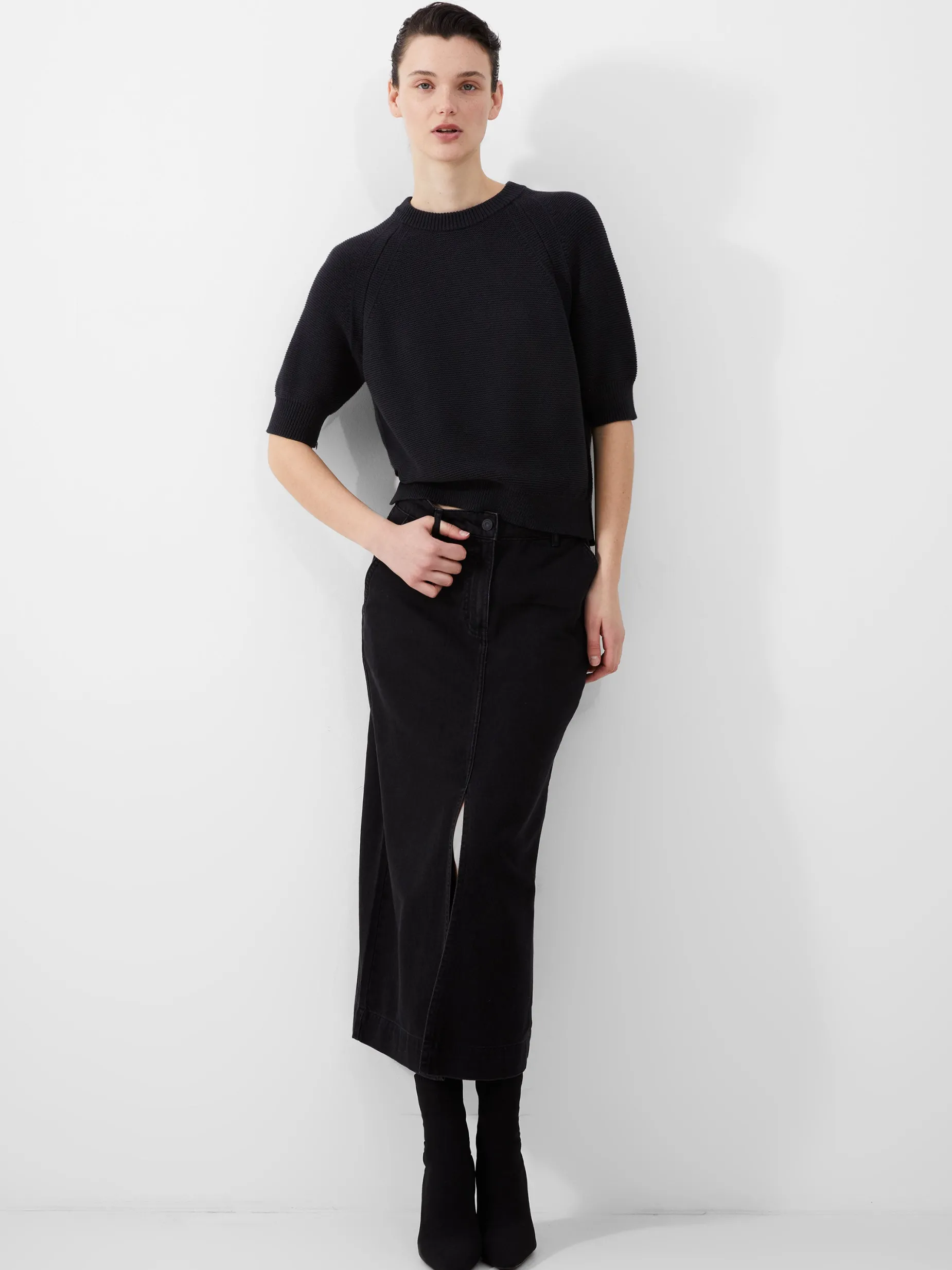 French Connection Skirts & Shorts|Skirts-Denver Denim Midaxi Skirt