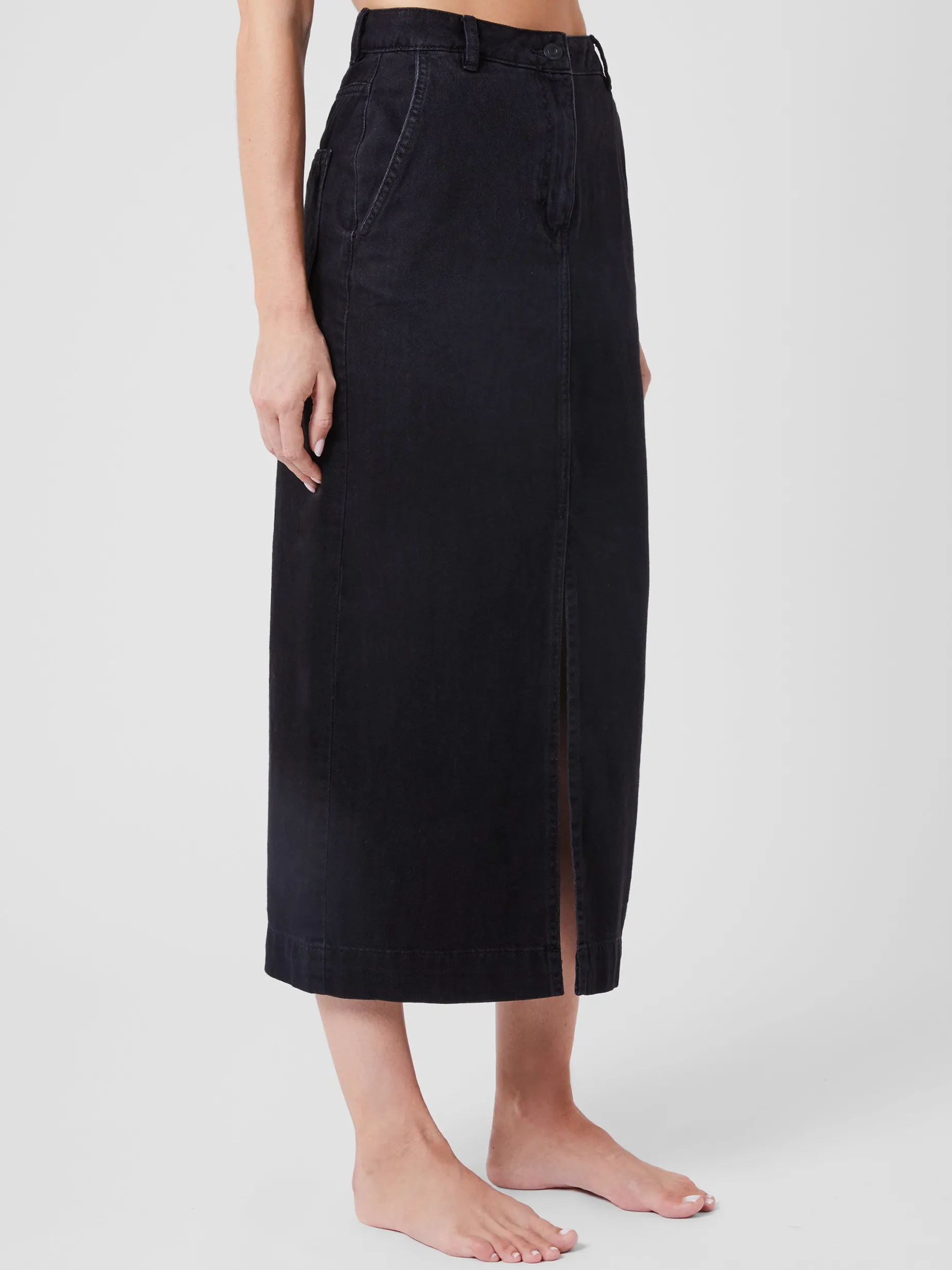 French Connection Skirts & Shorts|Skirts-Denver Denim Midaxi Skirt