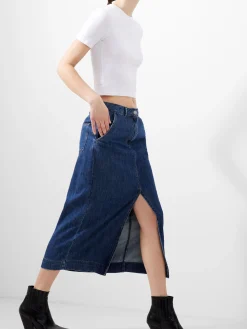 French Connection Skirts & Shorts|Skirts-Denver Denim Midaxi Skirt
