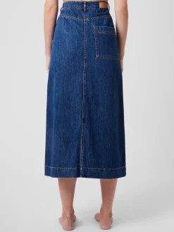 French Connection Skirts & Shorts|Skirts-Denver Denim Midaxi Skirt