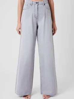 French Connection Jeans & A Nice Top-Denver Denim Relaxed Wide Leg Jeans 34 Inch
