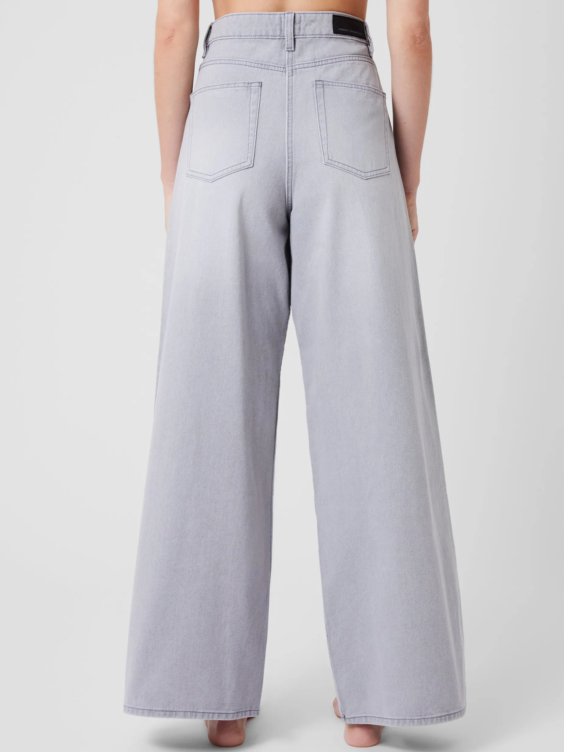 French Connection Jeans & A Nice Top-Denver Denim Relaxed Wide Leg Jeans 34 Inch