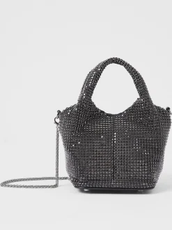 Women French Connection Bags & Purses|Bags & Purses-Diamante Bucket Bag
