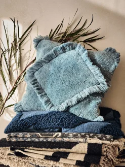 French Connection Cushions-Diamond Tufted Cushion