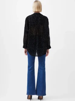 French Connection Tops|Shirts-Diandra Devore Long Sleeve Popover Shirt